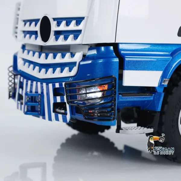 LESU 1/14 8x8 3348 Hydraulic RC Dump Truck RTR Remote Control Roll Off Dumper Simulation Vehicle Model 2-Speed Differential Lock