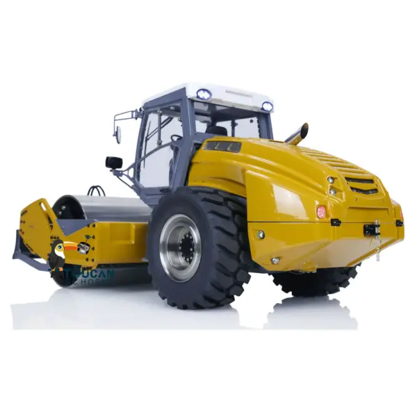 LESU 1/14 RC PNP Painted and Assembled Hydraulic Road Roller Model Motor Aoue-H13ixc Motor ESC Light Sound I6S Controller