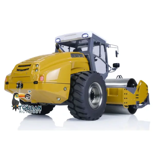 LESU 1/14 RC PNP Painted and Assembled Hydraulic Road Roller Metal Aoue-H13ixc Motor ESC Light Sound PL18EVLite Controller