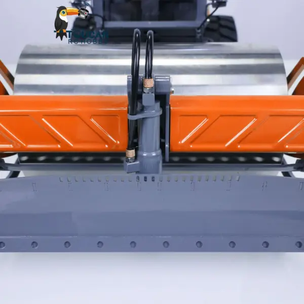 1/14 LESU Aoue-H13i RC Hydraulic Road Roller Orange Electric Assembled Engineering Metal Vehicle Sound Light System PL18EVLite