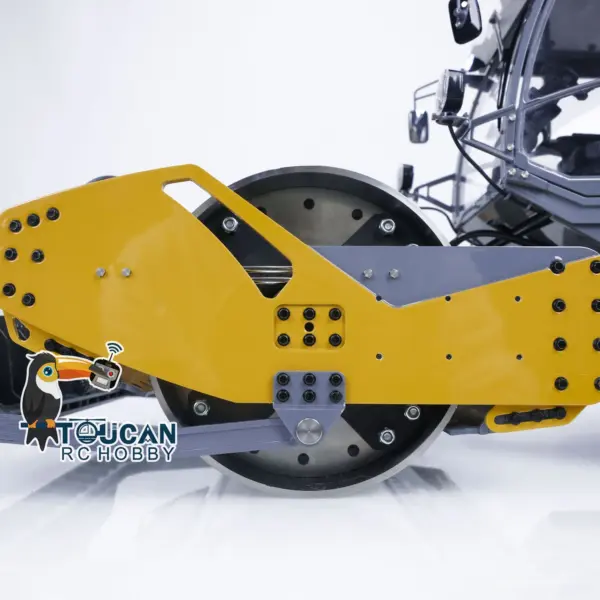 LESU 1/14 RC PNP Painted and Assembled Hydraulic Road Roller Metal Aoue-H13ixc Motor ESC Light Sound PL18EVLite Controller