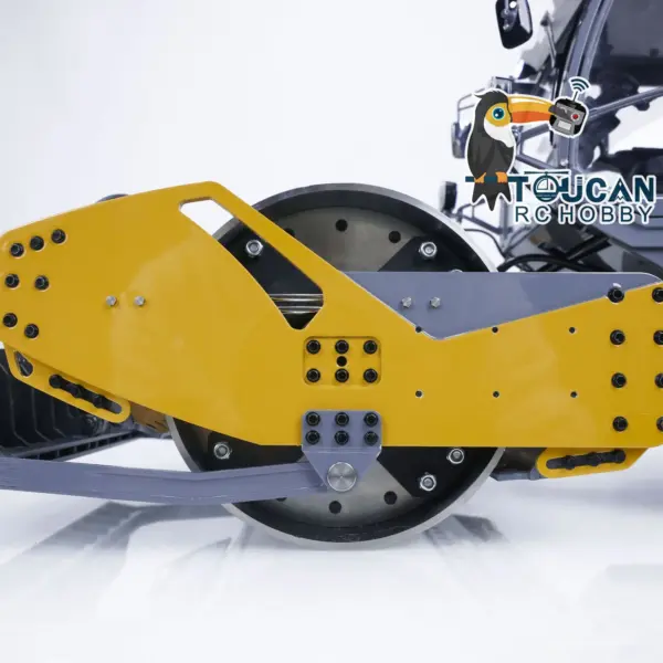 LESU 1/14 Aoue-H13ixc RC PNP Original Painted and Assembled Hydraulic Road Roller Metal Engineering Vehicle Model Motor