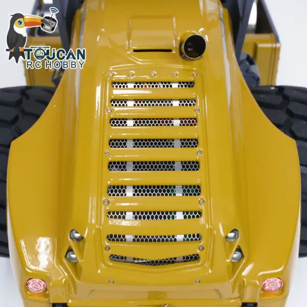 LESU 1/14 RC PNP Painted and Assembled Hydraulic Road Roller Metal Aoue-H13ixc Motor ESC Light Sound PL18EVLite Controller