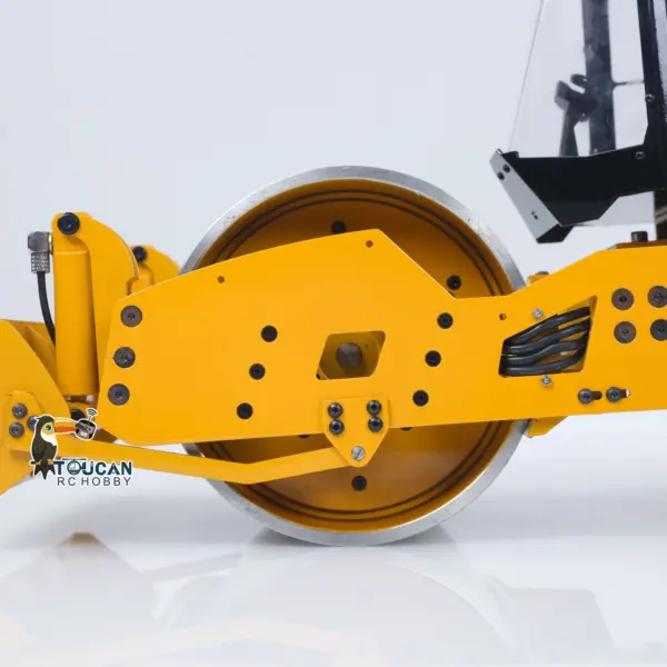 TOUCAN CS11 1/12 Metal Hydraulic RC Road Roller Remote Controlled Car Simulation Model Ready to Run RTR Painted and Assembled