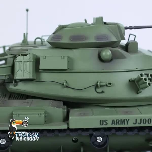 TD Model 1/16 RC Tank M60A3 USA Remote Control Battle Panzer Hobby Model Simulation Military Vehicle Barrel Recoil BB Unit Sound Smoke