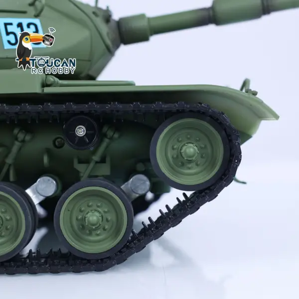 TD Model 1/16 RC Tank M60A3 USA Remote Control Battle Military DIY Simulation Model BB Unit Light Sound Smoke Barrel Recoil