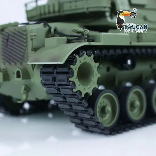 TD Model 1/16 RC Tank M60A3 USA Remote Control Battle Panzer Hobby Model Simulation Military Vehicle Barrel Recoil BB Unit Sound Smoke