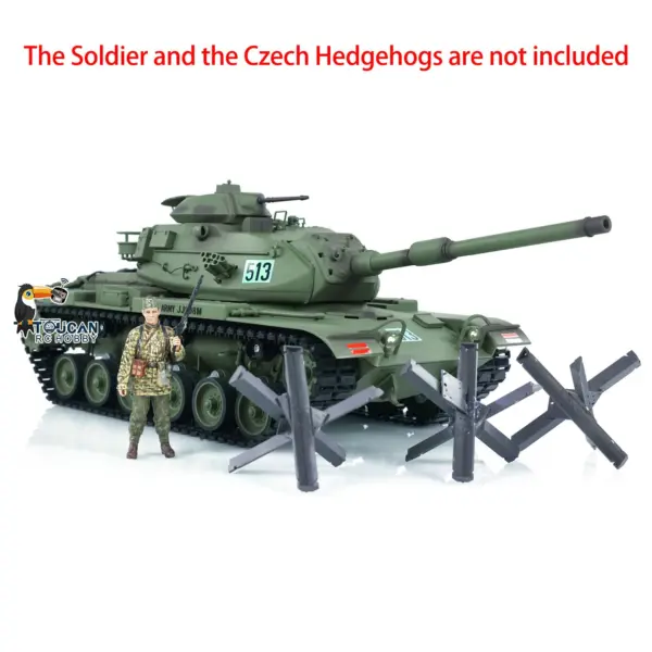 TD Model 1/16 RC Tank M60A3 USA Remote Control Battle Military DIY Simulation Model BB Unit Light Sound Smoke Barrel Recoil