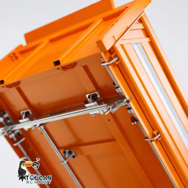 Customized LESU Metal 6x6 1/14 RC Hydraulic Equipment Dumper Car 3-way Radio Controlled Dump Truck Construction Vehicle DIY Model