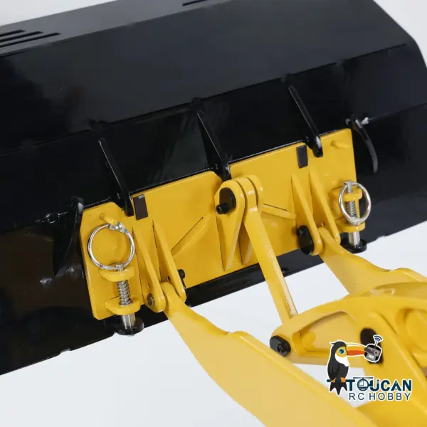 1/14 Scale Metal 470 Hydraulic RC Heavy-duty Loader Radio Control Construction Vehicle Smoke Sound Light Painted Assembled Wheel Loader Model