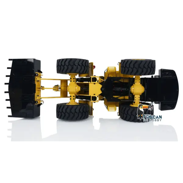 1/14 Scale Metal 470 Hydraulic RC Heavy-duty Loader Radio Control Construction Vehicle Smoke Sound Light Painted Assembled Wheel Loader Model