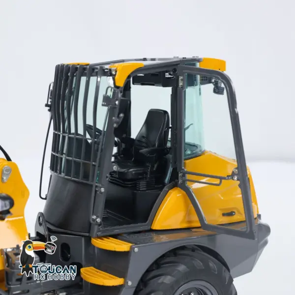 LESU 1/14 AT1050 RC Hydraulic Equipment Fork Loader Radio Control Telescopic Arm Car Kits DIY Model Light Sound System