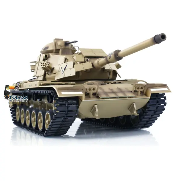 Tongde 1/16 RC Battle Tank M60A1 ERA USA Remote Control Armored Vehicle BB Infrared Battle Toy RTR 320 Degrees Model