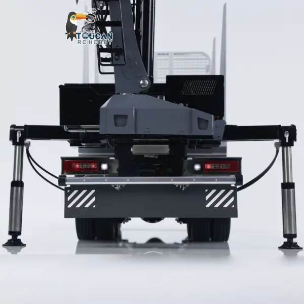 LESU 1/14 Metal RC Logging Truck Hydraulic Crane Tractor Lorry W/O Cabin 2-Speed Gearbox Hydraulic System Painted Assembled