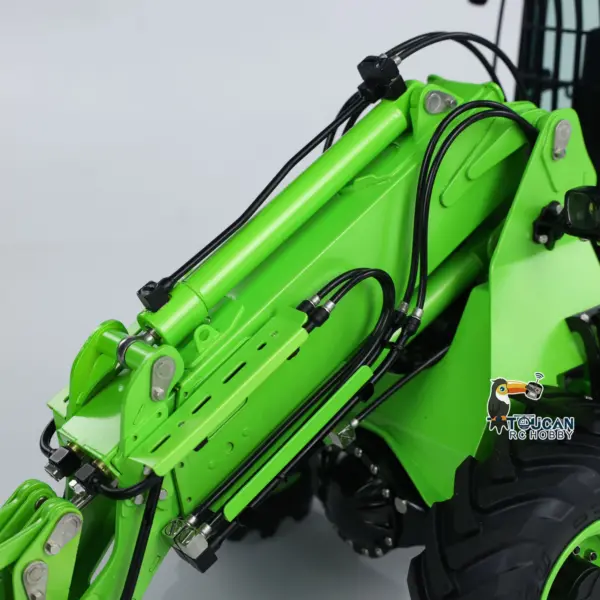 LESU AT1050 1/14 RC Hydraulic Telescopic Arm Loader Fork 4X4 Finished Truck Car Forklift Truck Emulated Car Hobby Models