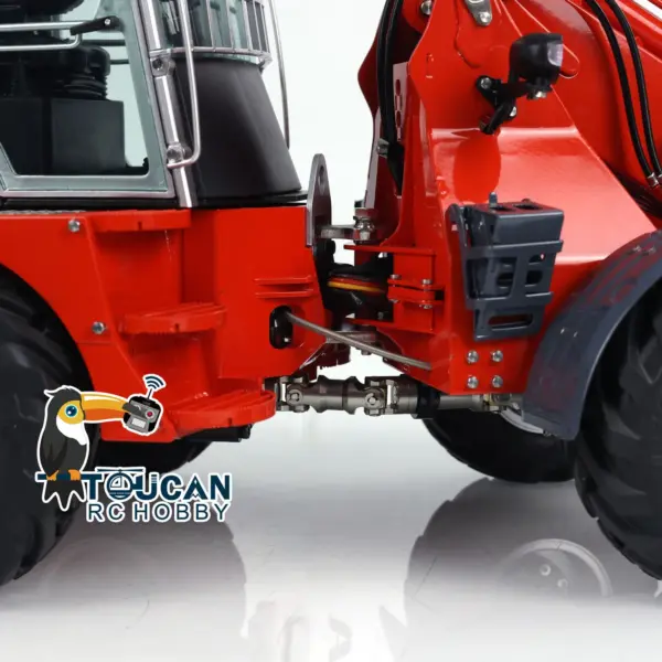 1:14 LESU RTR RC Hydraulic Telescopic Arm Loader AT1050 Fork Lift Truck Model Assembled and Painted 478*165*221