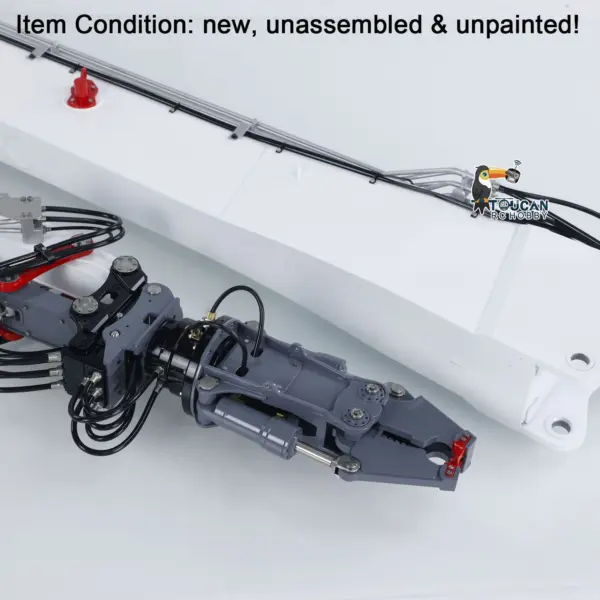 LESU Metal 1/14 RC Full Hydraulic Excavator LR960 KIT DIY Demolition Arm Model Light Unassembled Unpainted Emulated Hobby Car