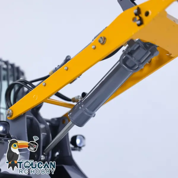 LESU 1/14 RC Loader AOUE MCL8 ST8 Remote Control Car Hydraulic Dozer Shovel Metal Sieve Shovel Rake Bucket Gripper RTR Sound Light
