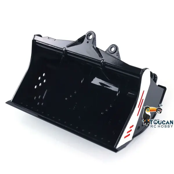 LESU 1/14 RC Metal Hydraulic Aoue ET30H Wheeled Painted Excavator Heavy Ripper Hydraulic Crusher fork Bucket B