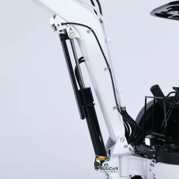 LESU 1/14 RC Hydraulic Excavator PC30 Mini Machine Toys Light Pump Metal Radio Controlled Digger Model 6CH Plunger-type Valve