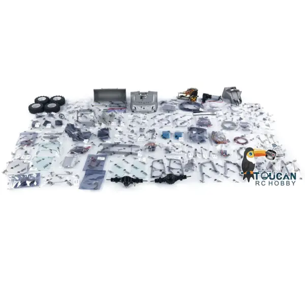 LESU Metal 1/14 RC Hydraulic Loader AOUE-MCL8 Aluminum Alloy Remote Control Car Hobby Model Construction Vehicle Toy Kits Sound Light System ESC Motor Servo