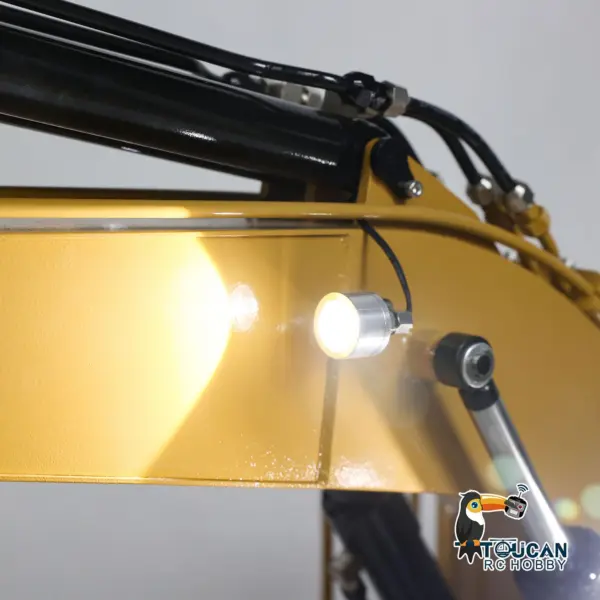 385CF 1/8 Hydraulic RC Excavator Metal Giant Remote Control Construction Vehicle Ready to Run Painted Assembled ESC Servo Motor