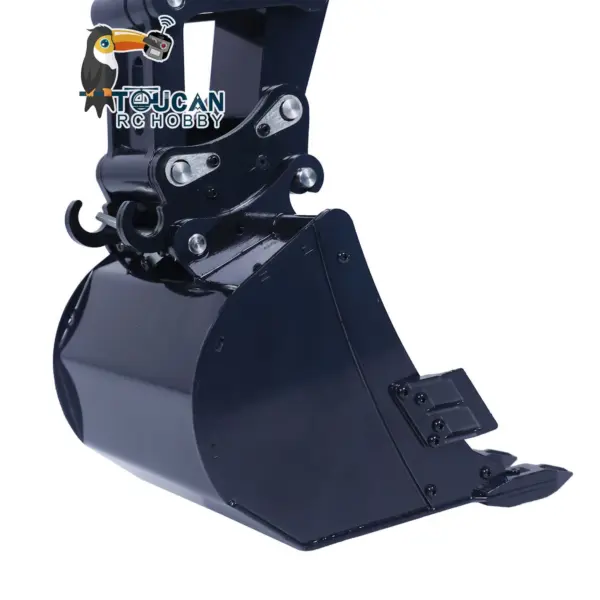 1/14 Metal EC380 MTModel RC Excavator Hydraulic Wheeled Radio Control Engineering Vehicle Grab Tiltable Clamshell Bucket