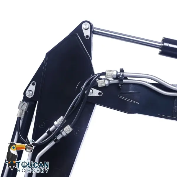 1/14 Metal EC380 MTModel RC Excavator Hydraulic Wheeled Radio Control Engineering Vehicle Grab Tiltable Clamshell Bucket