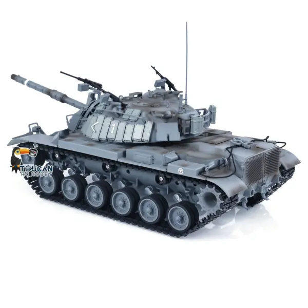 1/16 Tongde Israel RC Panzer Remote Control Infrared Battle Tanks Military Model M60W ERA Painted Car 320 Rotation BB Shooting DIY