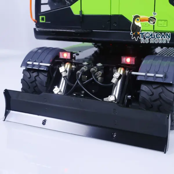 1/14 Metal EC380 MTModel RC Excavator Hydraulic Wheeled Radio Control Engineering Vehicle Grab Tiltable Clamshell Bucket