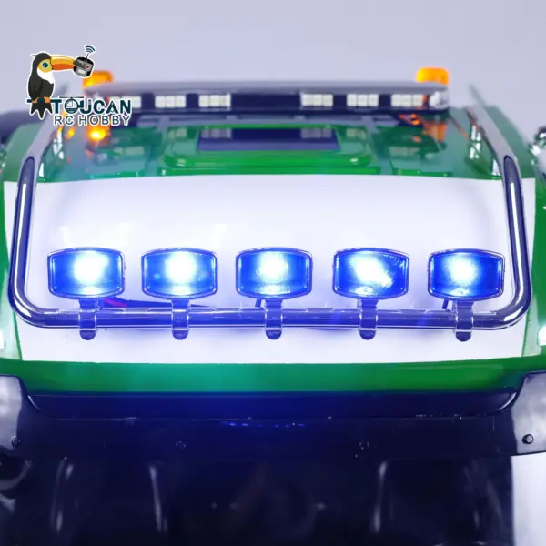 8x8 1/14 TOUCAN RC Tractor Truck Metal Chassis Painted Remote Control Lorry Car Models for Trailer Model Excavator
