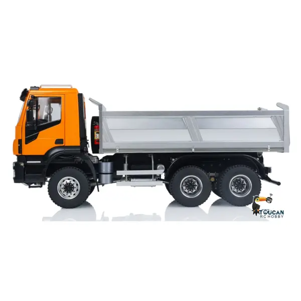1/14 Hydraulic RC Dump Trucksx 2-speed Gearbox Remote Control Tipper Cars DIY Toy Hobby Model Gift Assembled Painted