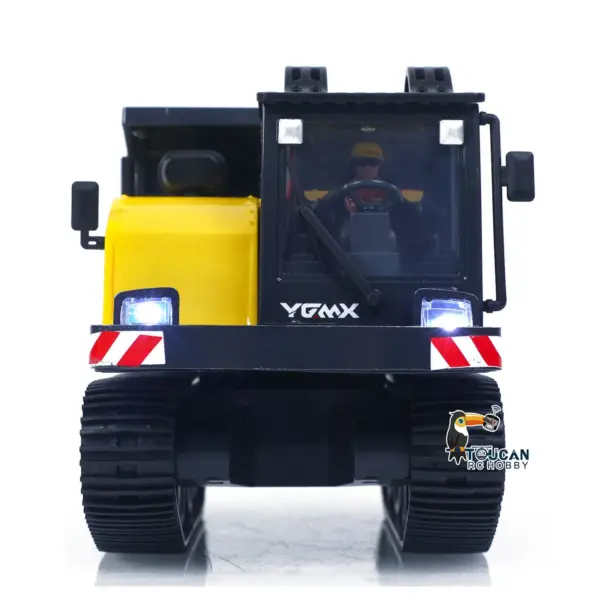 1/50 T14R Panther RTR Electric RC Crawler Dump Truck Construction Vehicle Tracked Tipper Finished Model Toys Lights Sounds Unit