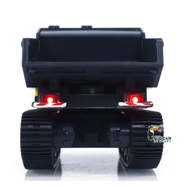 1/50 T14R Panther RTR Electric RC Crawler Dump Truck Construction Vehicle Tracked Tipper Finished Model Toys Lights Sounds Unit