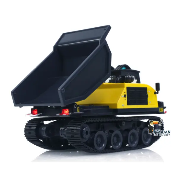 1/50 T14R Panther RTR Electric RC Crawler Dump Truck Construction Vehicle Tracked Tipper Finished Model Toys Lights Sounds Unit