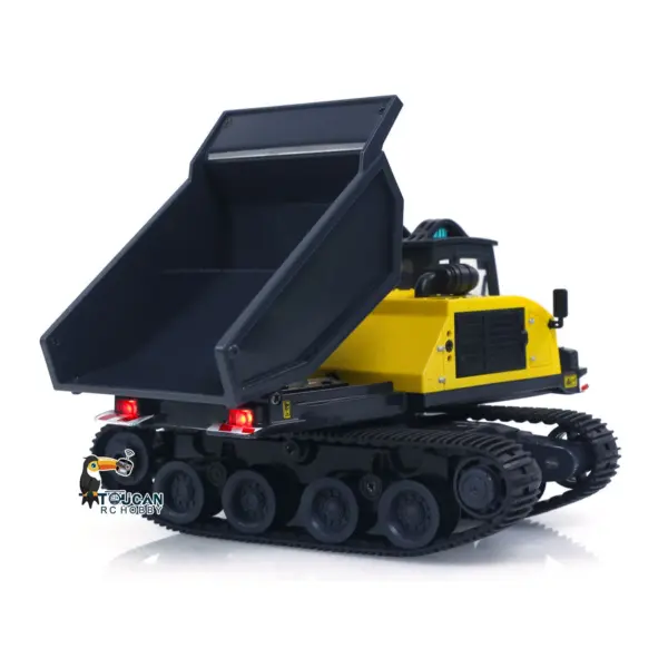 1/50 T14R Panther RTR Electric RC Crawler Dump Truck Construction Vehicle Tracked Tipper Finished Model Toys Lights Sounds Unit