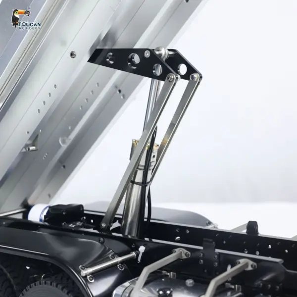 1/14 Hydraulic RC Dump Trucksx 2-speed Gearbox Remote Control Tipper Cars DIY Toy Hobby Model Gift Assembled Painted