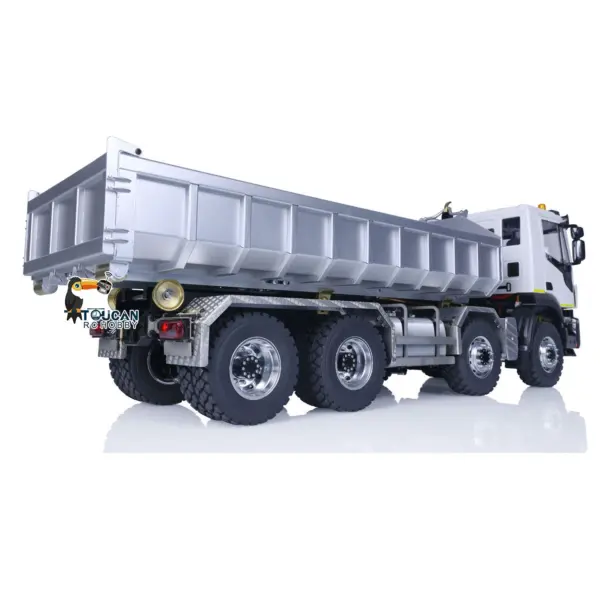 LESU Metal 8x8 Hydraulic RC Dumper Truck 1/14 Ready To Run Remote Control Emulated Car Hobby Models Assembled Painted