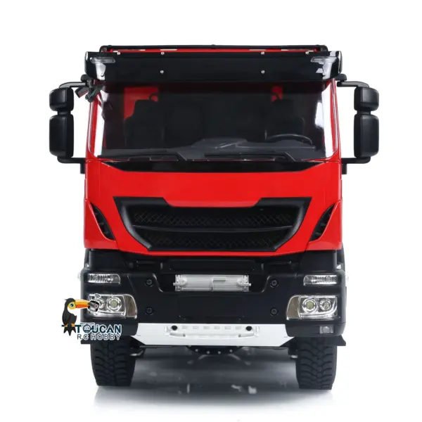 1/14 8x8 Metal Hydraulic RC Dump Truck Remote Control Tipper Car Sound Lights Assembled Painted Model ESC Motor Servo