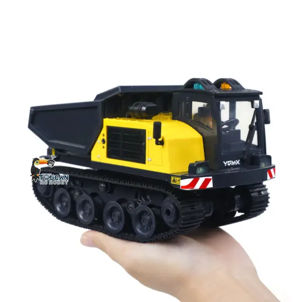 1/50 T14R Panther RTR Electric RC Crawler Dump Truck Construction Vehicle Tracked Tipper Finished Model Toys Lights Sounds Unit