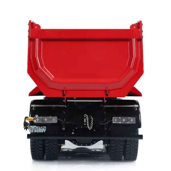 1/14 8x8 Metal Hydraulic RC Dump Truck Remote Control Tipper Car Sound Lights Assembled Painted Model ESC Motor Servo