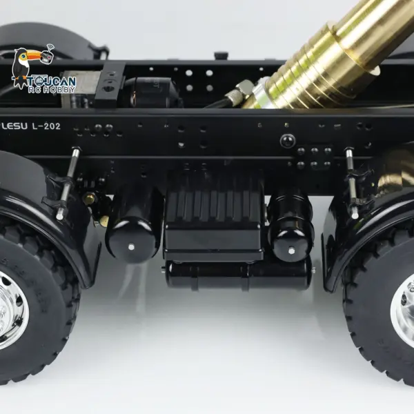 LESU 1/14 RTR RC Hydraulic Dump Truck FMX Cabin 8X8 Metal Chassis Dumper Assembled and Painted Light Sound System FS I6S