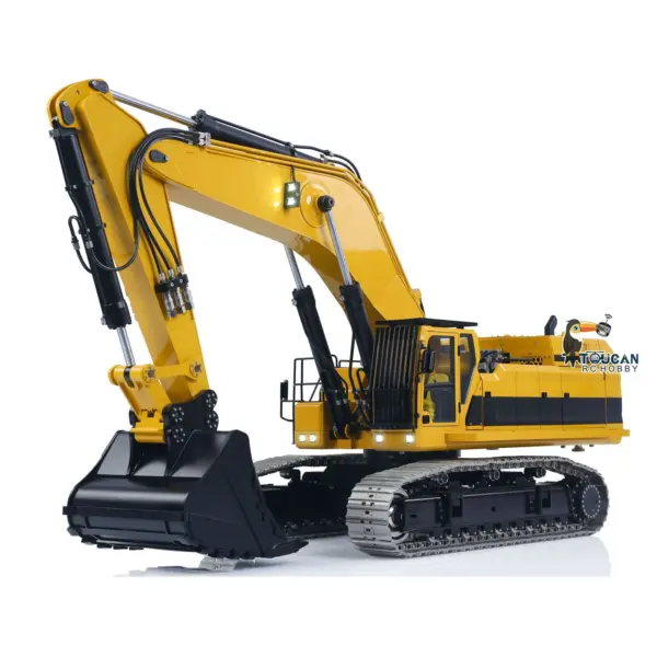 55KG! 395F 1/12 Metal RC Tracked Excavator Remote Control Hydraulic Digger 2830 Brushless Motor Dual Pump System Flysky Radio