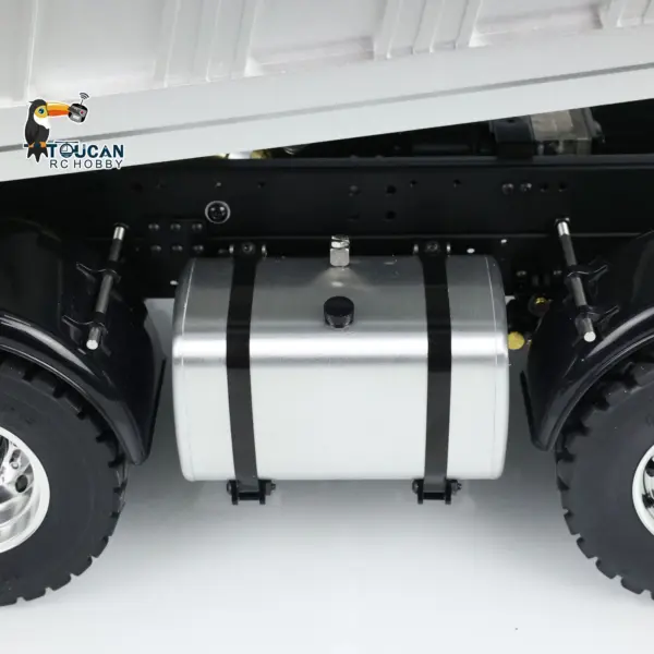 LESU 1/14 RTR RC Hydraulic Dump Truck FMX Cabin 8X8 Metal Chassis Dumper Assembled and Painted Light Sound System FS I6S