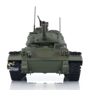 Tongde 1/16 M24 Chaffee RC Light Electric Tank Infantry Combat System Vehicle Model Barrel Recoil Without BB Shooting Unit