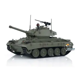 Tongde 1/16 M24 Chaffee RC Light Tank Electric 320 Degrees Toys Infrared Barrel Recoil Military Armored Model