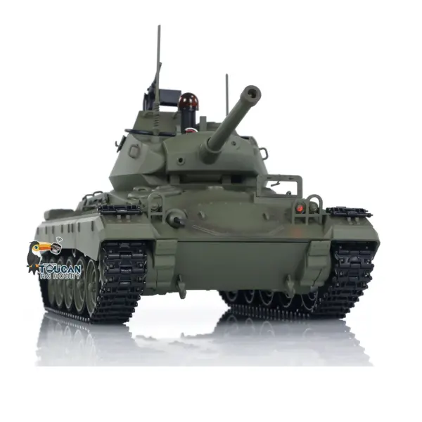 Tongde 1/16 M24 Chaffee RC Light Tank Electric 320 Degrees Toys Infrared Barrel Recoil Military Armored Model