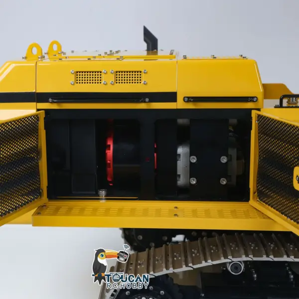 55KG! 395F 1/12 Metal RC Tracked Excavator Remote Control Hydraulic Digger 2830 Brushless Motor Dual Pump System Flysky Radio