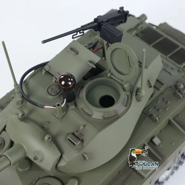 Tongde M24 Chaffee 1/16 RC Light Tank Infrared Combating System Military Model Barrel Recoil Metal Upgraded Wheels Gearbox 320