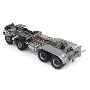 1/14 3-way 8x8 RC Hydraulic Dumper Car Remote Control Dump Truck Tipper K3363 Assembled Unpainted Models Light Sound System